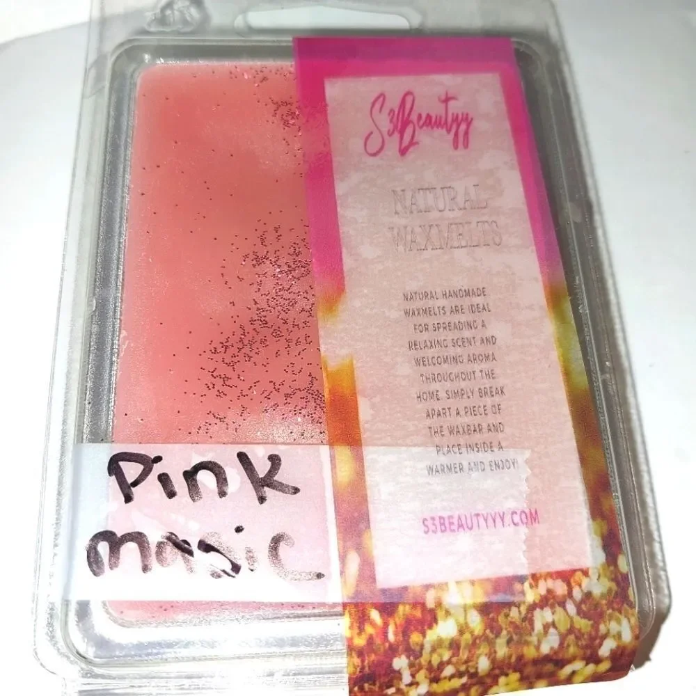 Hand crafted Pink Magic waxmelt tarts